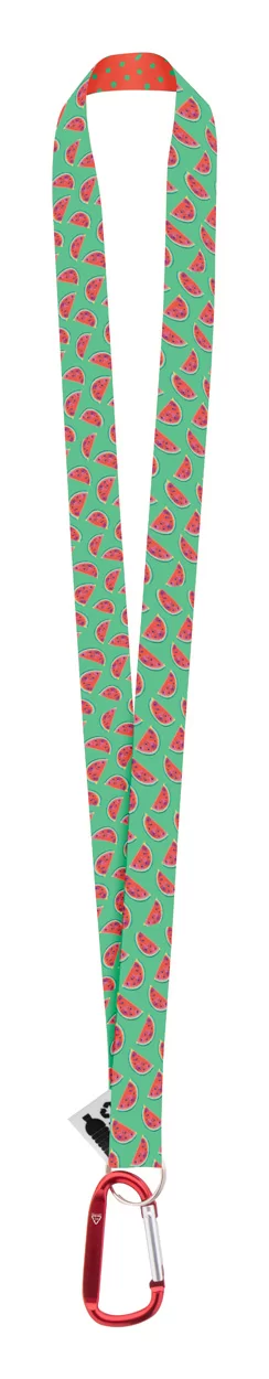 lanyard se sublimací na zakázku červená s potiskem loga