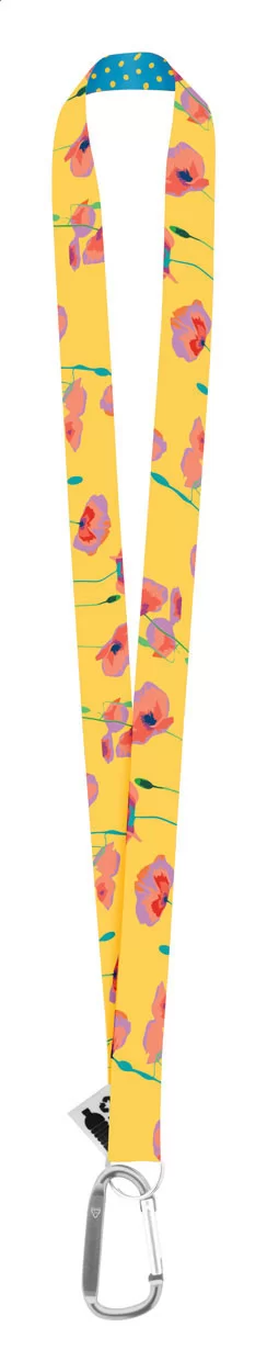 lanyard se sublimací na zakázku stříbrná s potiskem loga