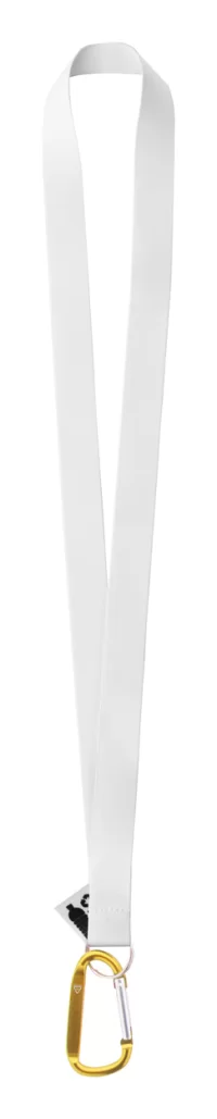 lanyard se sublimací na zakázku žlutá s potiskem loga - foto 2