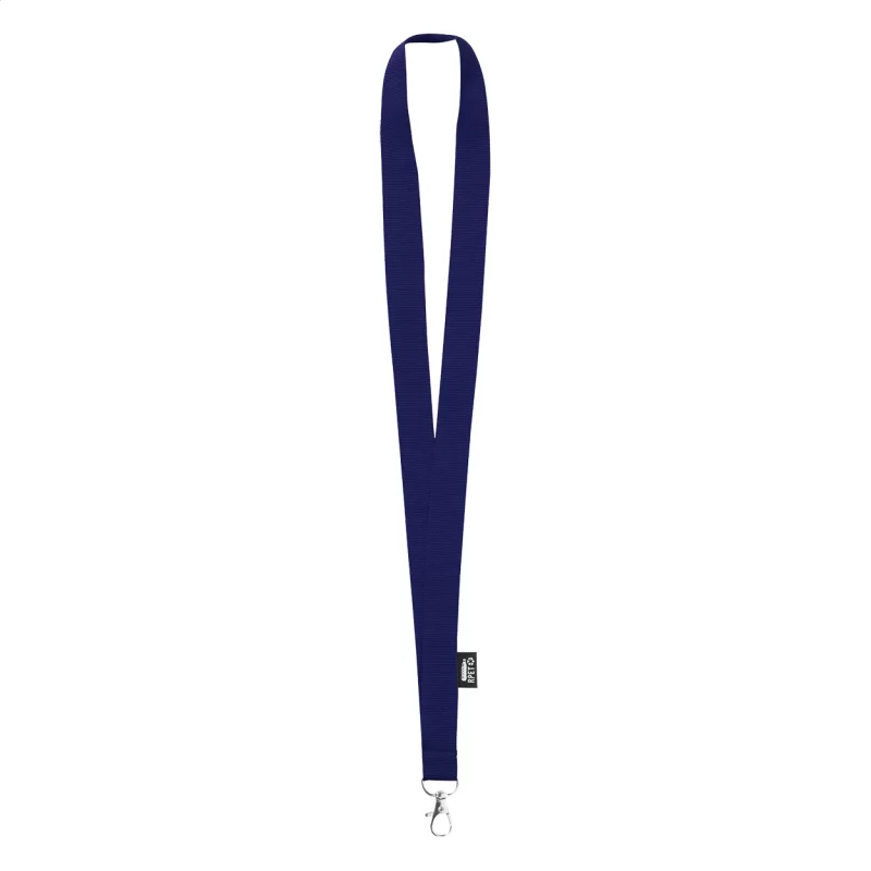 lanyard tmavě modrá s potiskem loga