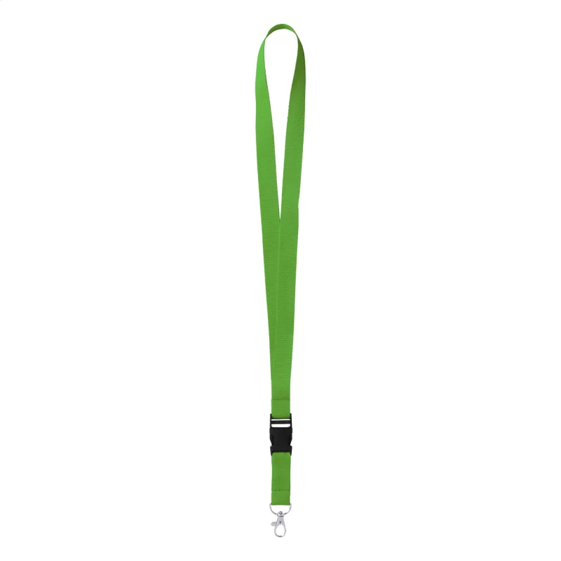 lanyard zelená s potiskem loga