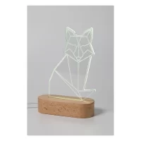 LED světelná trofej průhledná s potiskem loga - foto 6