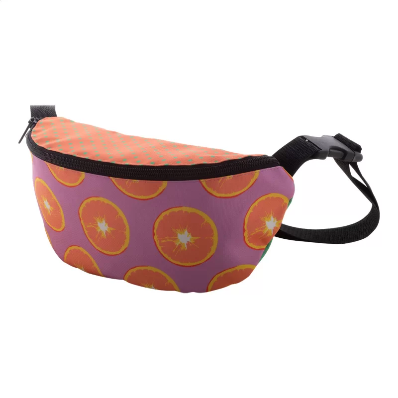 ledvinka RPET na zakázku černá s potiskem loga