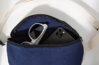 ledvinka z recyklovaného plátna modrá s potiskem loga - foto 6