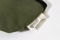 ledvinka z recyklovaného plátna zelená s potiskem loga - foto 4