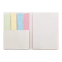 lepicí poznámkový blok z krabice od mléka bílá s potiskem loga