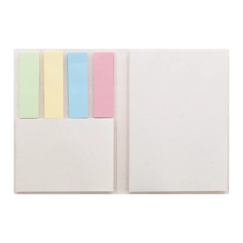 lepicí poznámkový blok z krabice od mléka bílá s potiskem loga