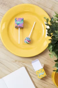 lízátko na zakázku bílá s potiskem loga - foto 8