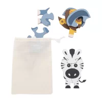 logická hra, zvířata vícebarevná s potiskem loga - foto 4