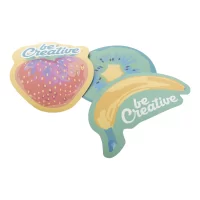 magnet na lednici bílá s potiskem loga - foto 6