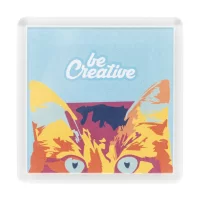 magnet na ledničku bílá s potiskem loga - foto 5