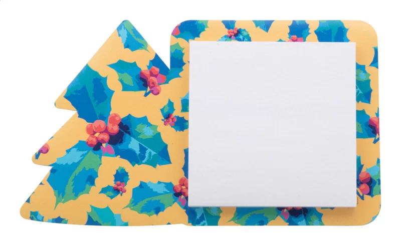 magnet na ledničku na zakázku, vánoční stromek bílá s potiskem loga