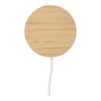 magnetická bezdrátová nabíječka přírodní s potiskem loga - foto 2