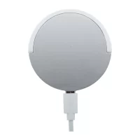 magnetická bezdrátová nabíječka stříbrná s potiskem loga - foto 5