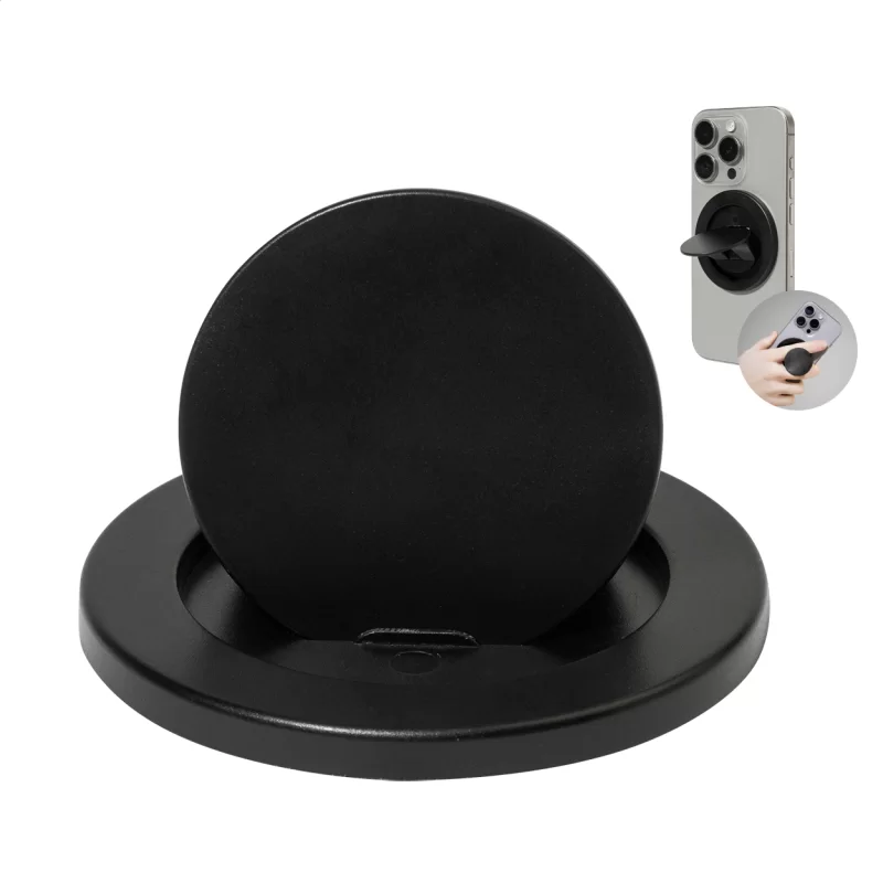 magnetický držák na mobil RABS černá s potiskem loga