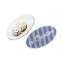 magnetický odznak bílá s potiskem loga - foto 16