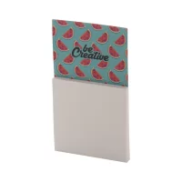 magnetka na lednici na zakázku bílá s potiskem loga