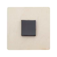 magnetka na lednici přírodní s potiskem loga - foto 3