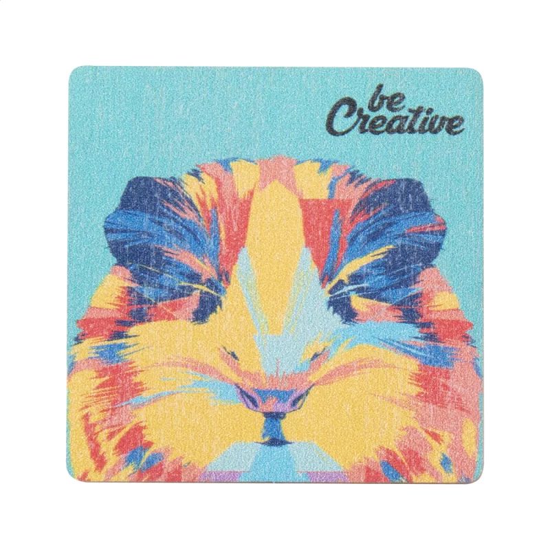 magnetka na lednici přírodní s potiskem loga