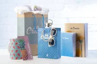 malá papírová nákupní taška na zakázku bílá s potiskem loga - foto 16