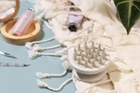 masážní přístroj na hlavu přírodní s potiskem loga - foto 7