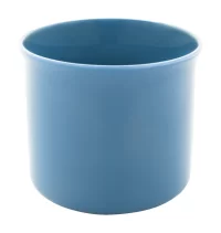 matný vintage hrnek světle modrá s potiskem loga - foto 3