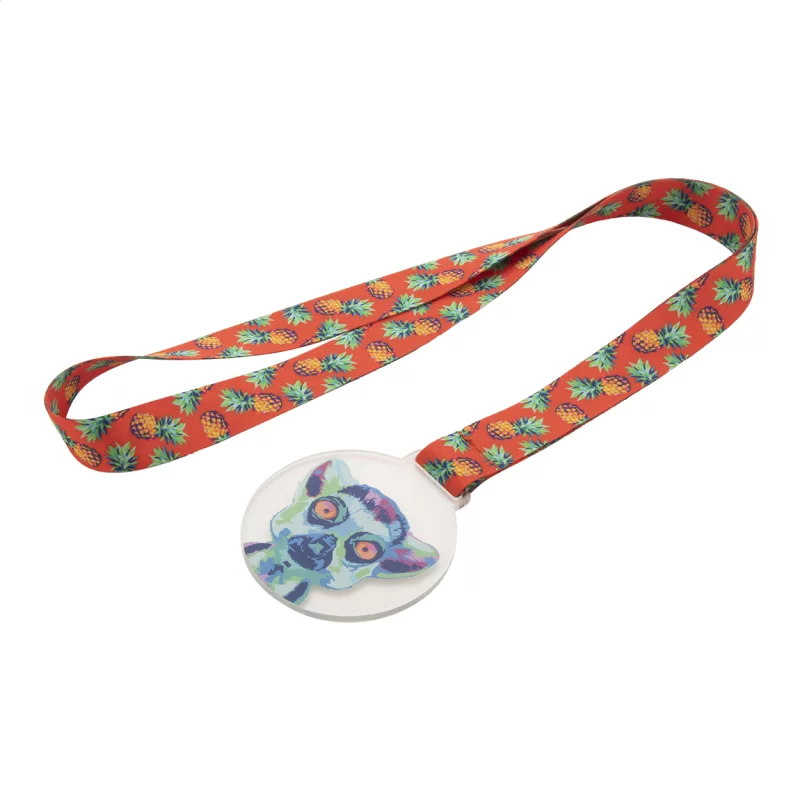 medaile na zakázku průhledná s potiskem loga