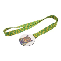 medaile na zakázku stříbrná s potiskem loga