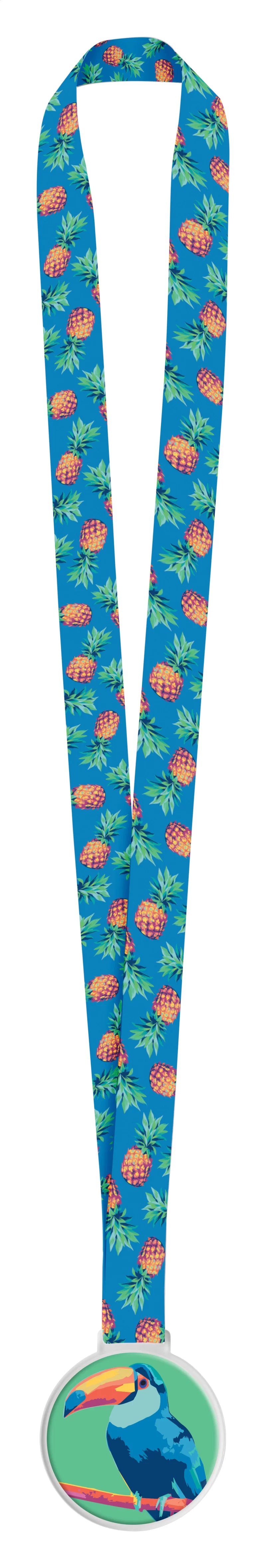 medaile průhledná s potiskem loga