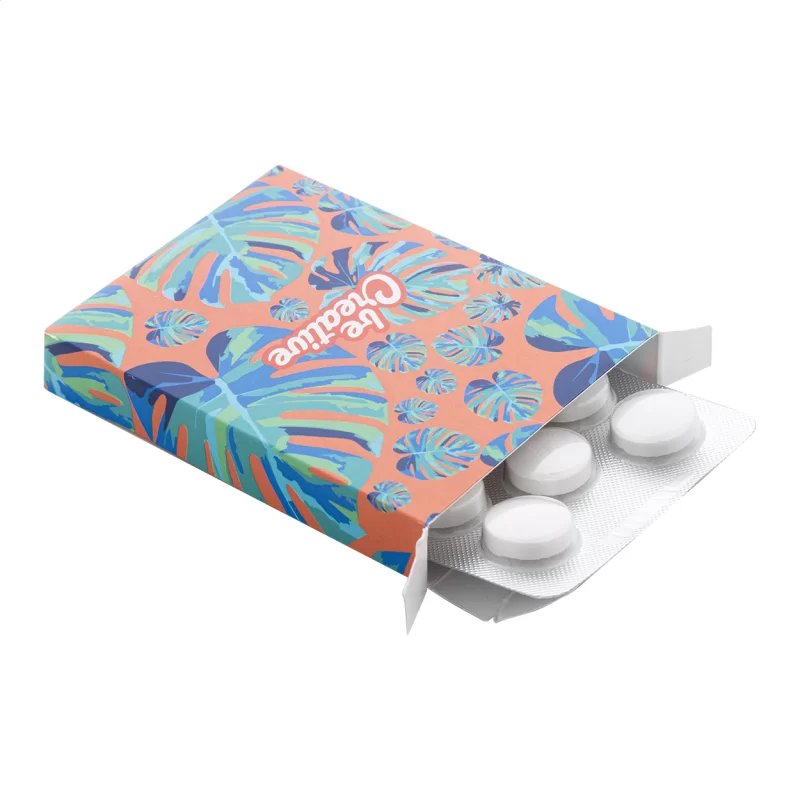 mentolky na zakázku bílá s potiskem loga