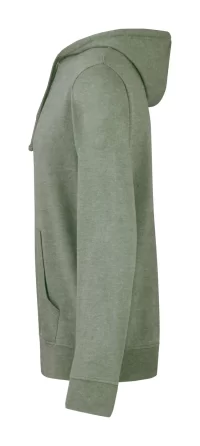 mikina s kapucí zelená s potiskem loga - foto 2