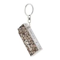 mini skládací metr bílá s potiskem loga - foto 3