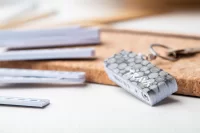 mini skládací metr bílá s potiskem loga - foto 6