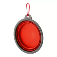 miska pro psy červená s potiskem loga