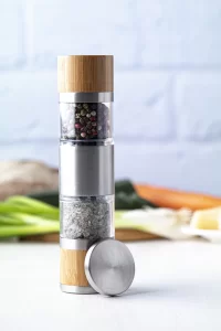 mlýnek na sůl a pepř přírodní s potiskem loga - foto 4