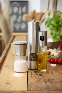 mlýnek na sůl a pepř stříbrná s potiskem loga - foto 4