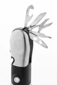 multifunkční baterka černá s potiskem loga - foto 5