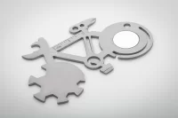 multifunkční nářadí na kolo stříbrná s potiskem loga - foto 4