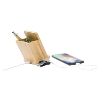 multifunkční stojánek na pera přírodní s potiskem loga - foto 3