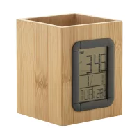 multifunkční stojánek na pera přírodní s potiskem loga