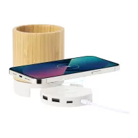 multifunkční stojánek na pera přírodní s potiskem loga - foto 4