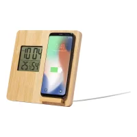 nabíjecí meteorologická stanice přírodní s potiskem loga - foto 2