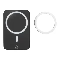 nabíječka s držákem na mobil do auta černá s potiskem loga - foto 2