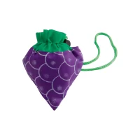 nákupní taška fialová s potiskem loga - foto 2