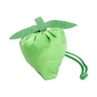 nákupní taška jasně limetková zelená s potiskem loga - foto 2