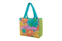 nákupní taška na zakázku bílá s potiskem loga - foto 2