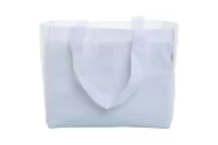 nákupní taška na zakázku bílá s potiskem loga - foto 4