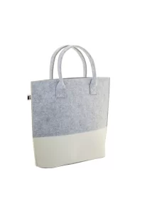 nákupní taška RPET na zakázku bílá s potiskem loga - foto 2