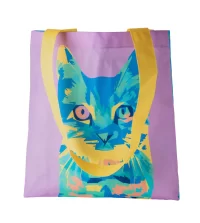 nákupní taška z netkané textilie na zakázku bílá s potiskem loga - foto 6