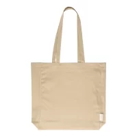 nákupní taška z recyklované bavlny přírodní s potiskem loga - foto 4